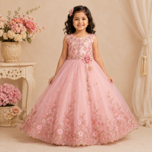 little princess pink gown